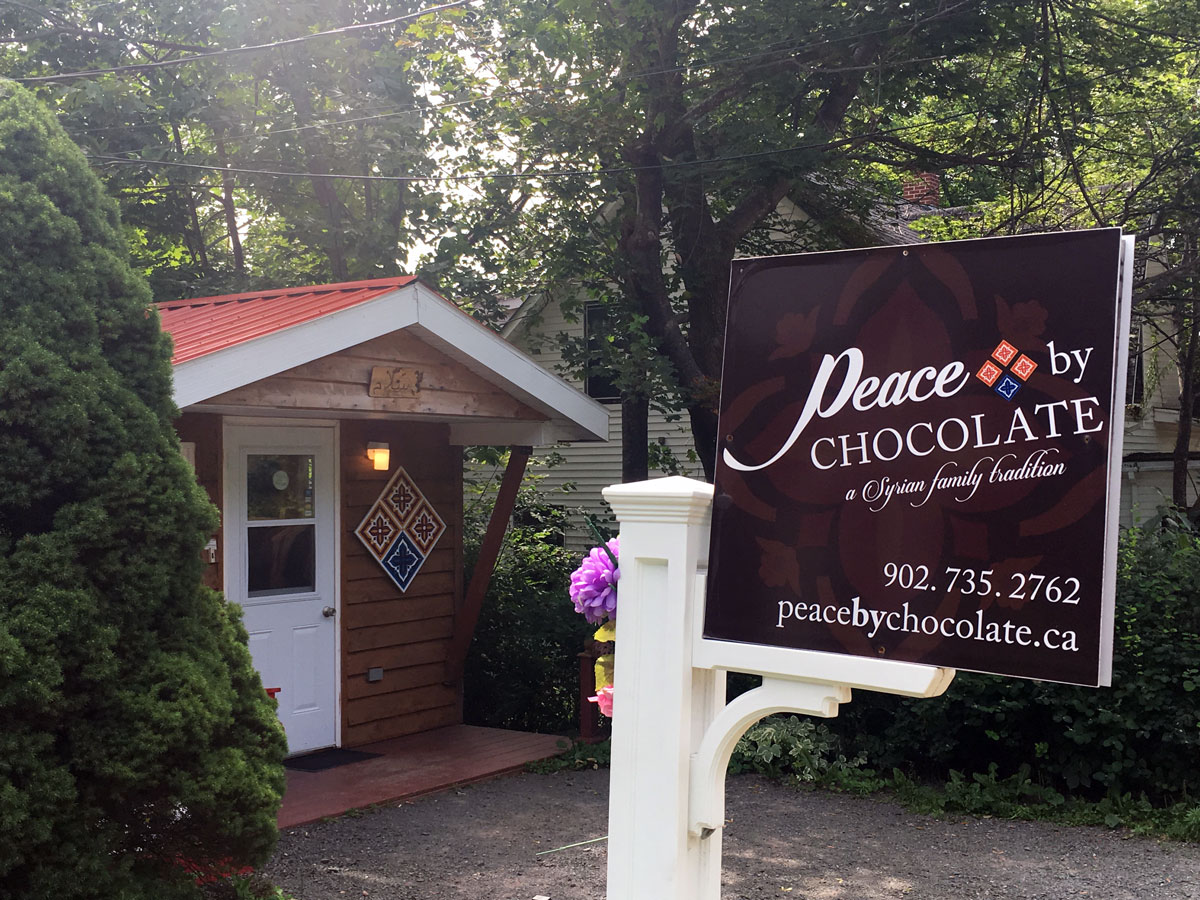 Peace by chocolate in Antigonish